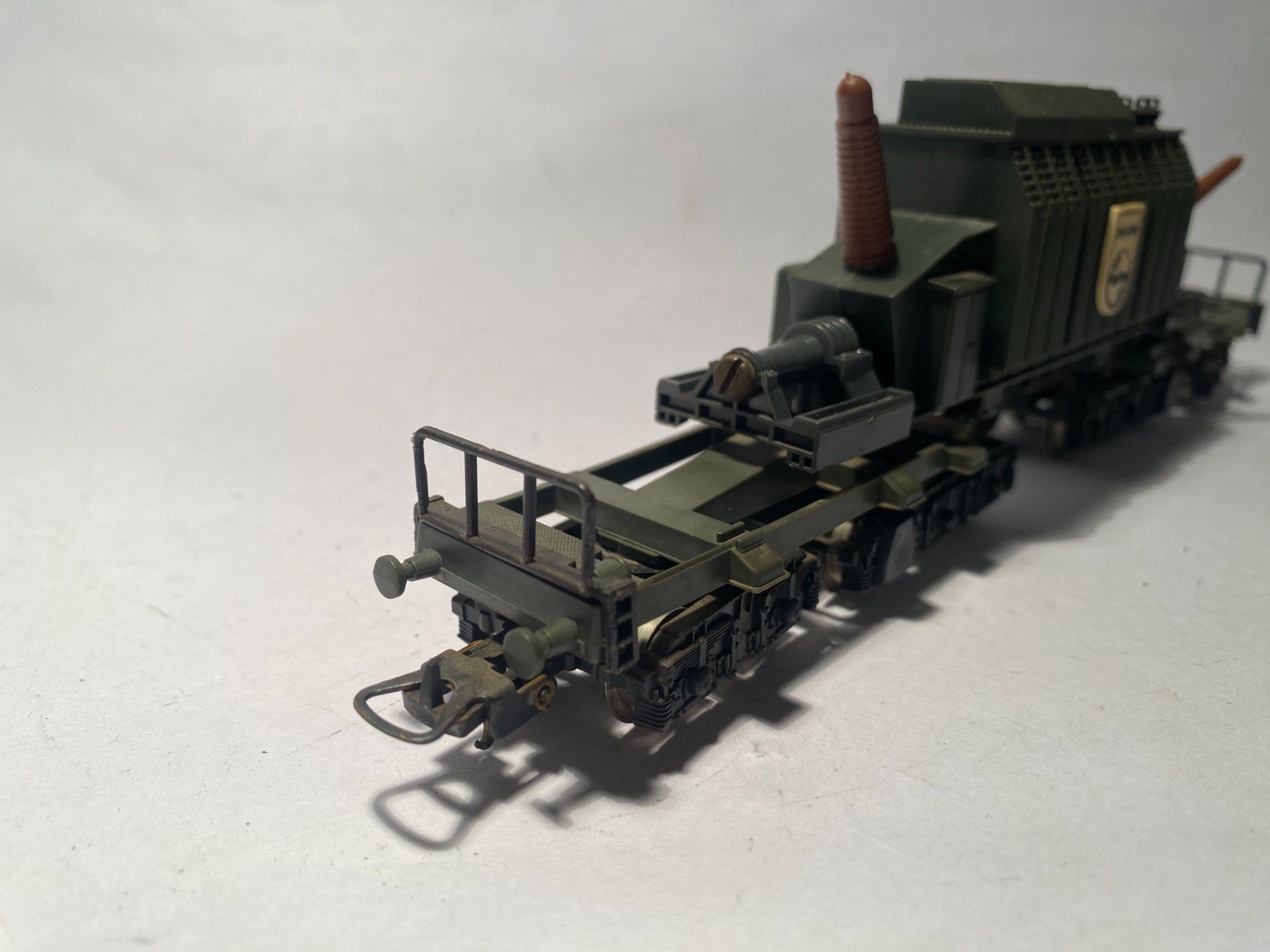 Lima Modellini di ferrovie: LIMA Schwertransport Wagen mit Trafo PHILIPS, DC Achsen – Usato da Buchrain venduto da Modellbahn11 3