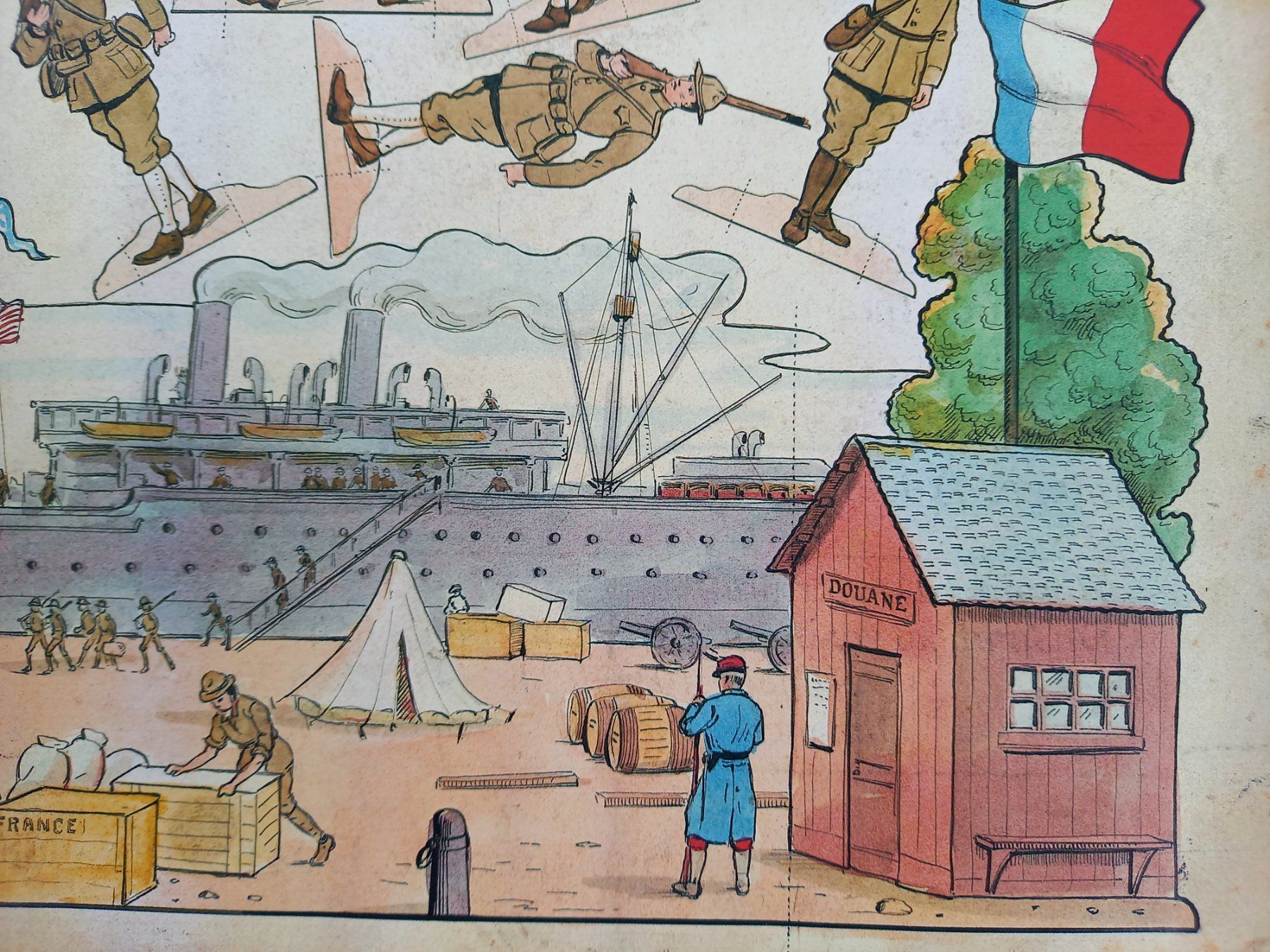 Grafiken & Lithographien: reproduction d'une ancienne image d'Epinal – Gebraucht aus Lausanne von leneko 3