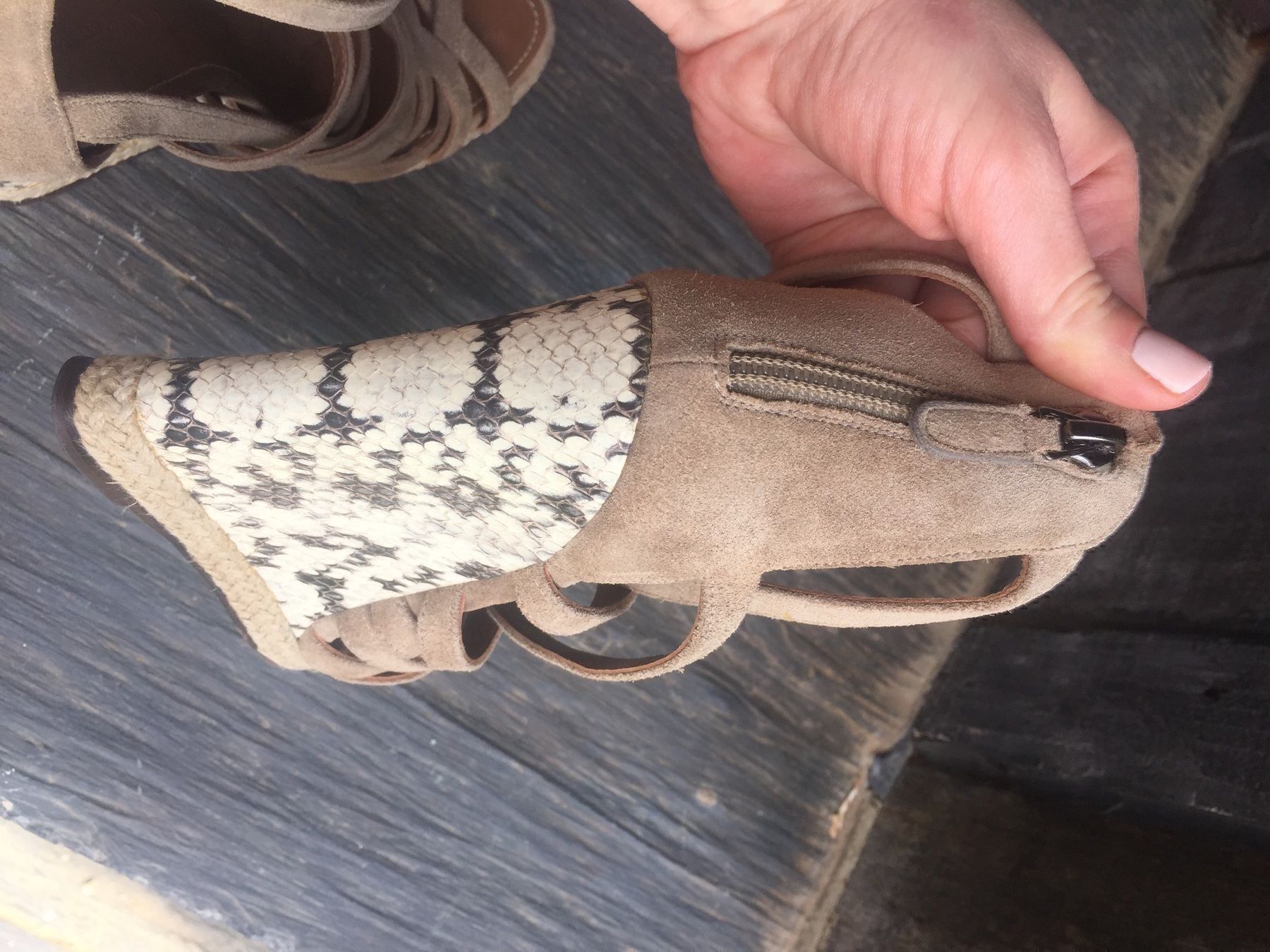 Scarpe da donna: Barbara Bui Python sandals / wedges (39) – Usato da Zug venduto da Nat.yushkevich 7