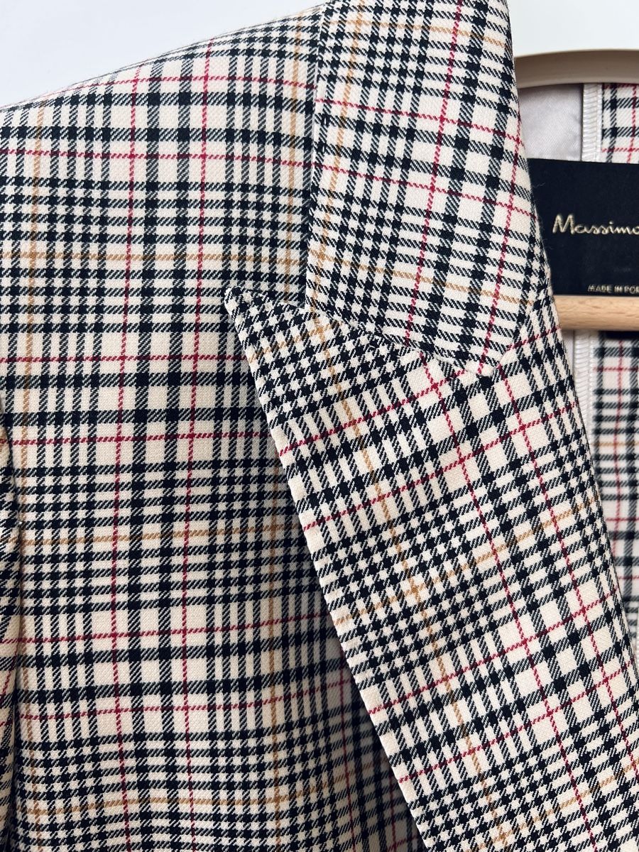 Massimo Dutti Giacche: Massimo Dutti 34 Karierter Wollblazer XS Blazer – Nuovo (secondo la descrizione) da Burgdorf venduto da rulan 2