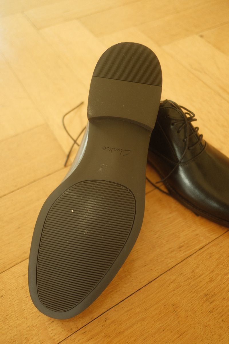 Clarks Chaussures hommes: Clarks Banstead Black Leather 43 – Neuf (Voir description) à Zürich par polemiker10 1