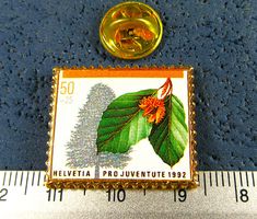 PRO JUVENTUTE HELVETIA 50 BRIEFMARKE PIN