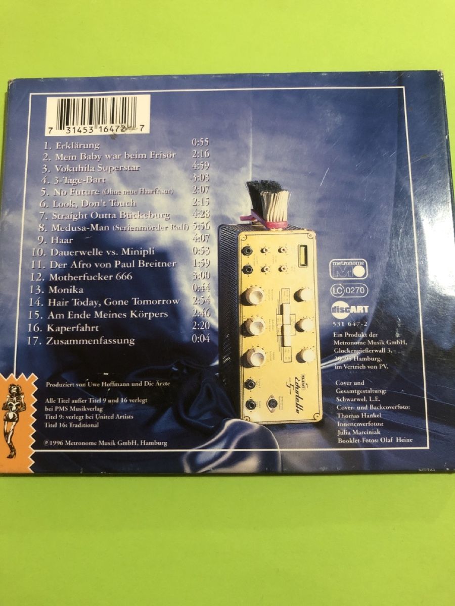 CDs: Die Ärzte - Le Frisur – Gebraucht aus Flaach von rubo7 1