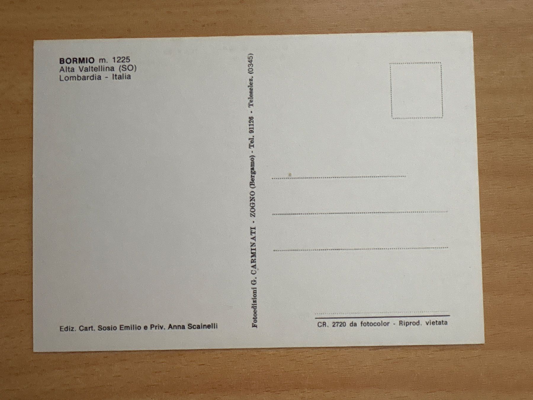 Cartoline postali: antike Ansichtskarte Bormio, Lombardia, Italien - – Usato da Ibach venduto da lisch3 2