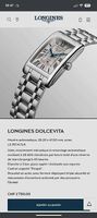 Longines DolceVita Automatique  Neuve, jamais portée