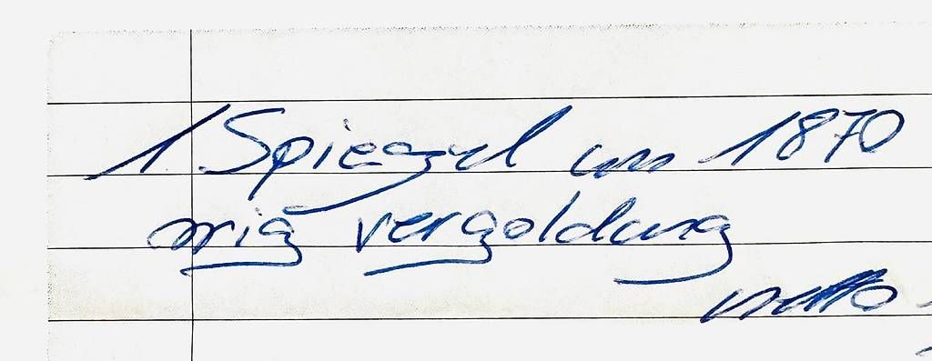 Spiegel: Antiker vergoldeter Spiegel Louis Philippe – Gebraucht aus Zürich von Hiromi 4