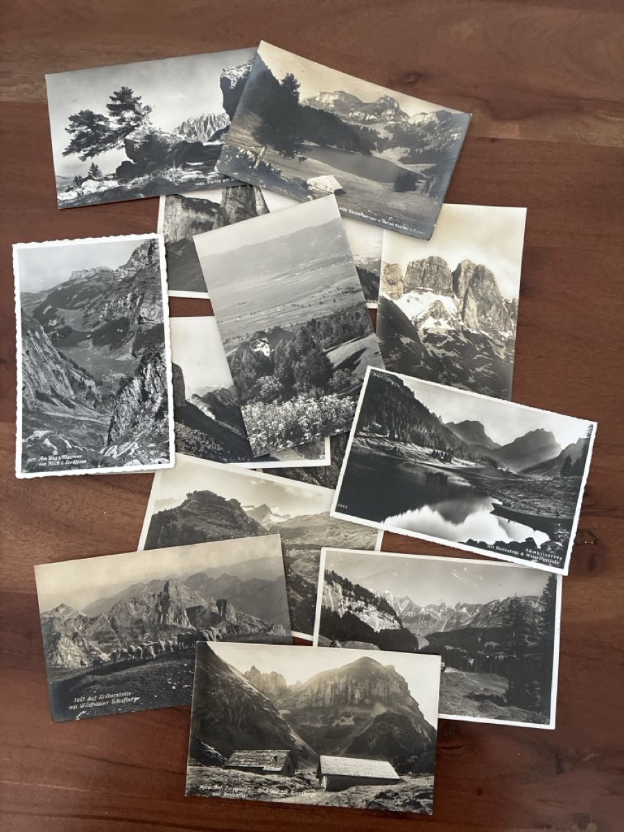 Ansichtskarten: 53 Ansichtskarten Schweiz diverse vom Appenzell  – Gebraucht aus Oftringen von Cla.vD.74 4