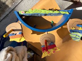 Haba Garderobe /Holz bunt für Babys gebraucht