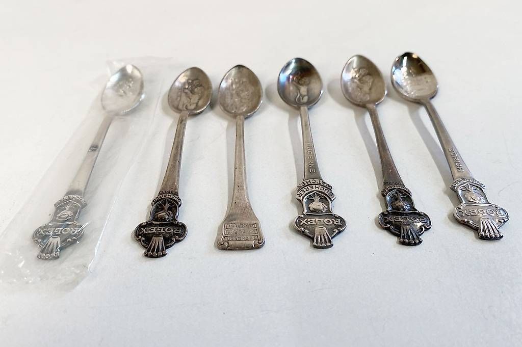 Löffel: 6 versch. Bucherer ROLEX Andenkenlöffel – Gebraucht aus Ballwil von ClassicGallery 3