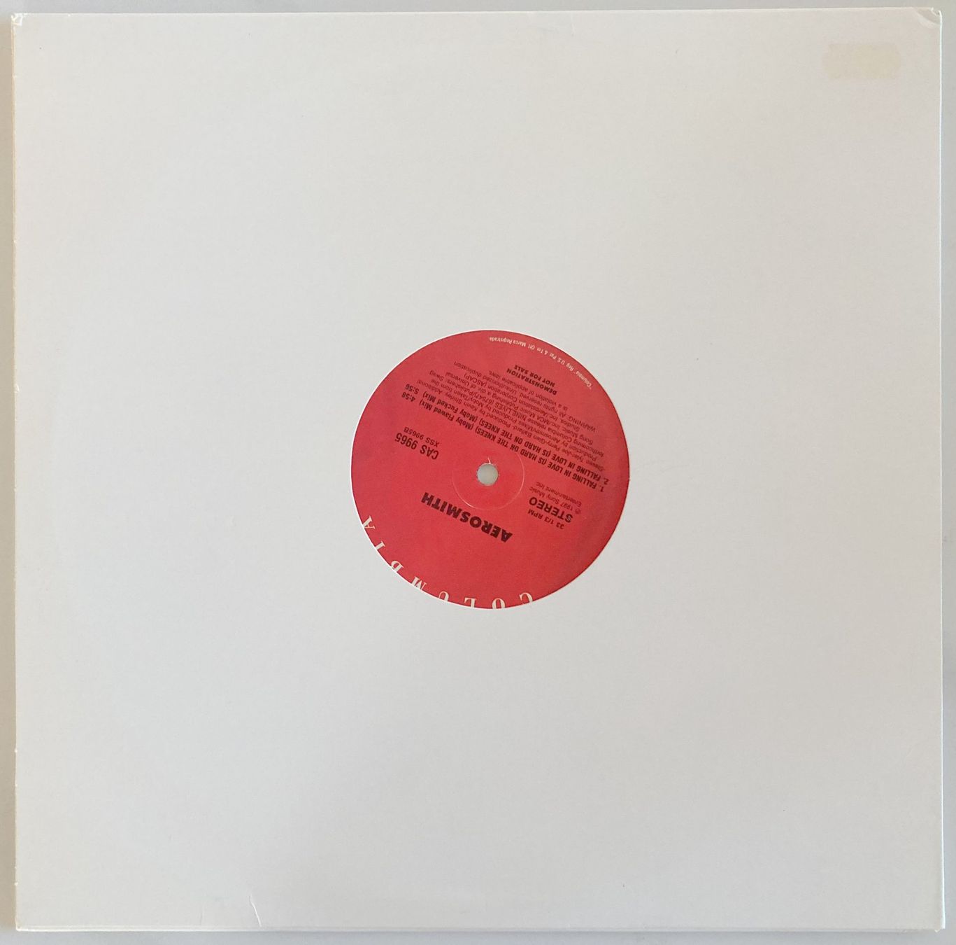 Schallplatten: AEROSMITH - FALLING IN LOVE – Gebraucht aus Bottens von hotter-than-hell 1