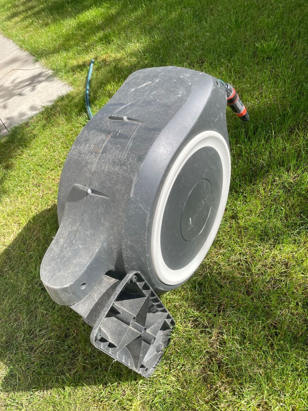 Gardena Tubi & Tubi flessibili: Gardena Wand-Schlauchbox RollUp - 25 m – Usato da Höri venduto da sonyjv 1