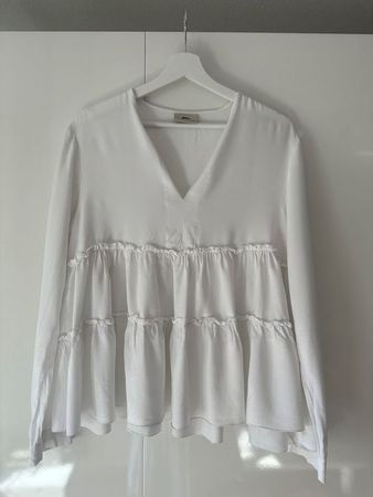 Weisse Bluse 100% Baumwolle