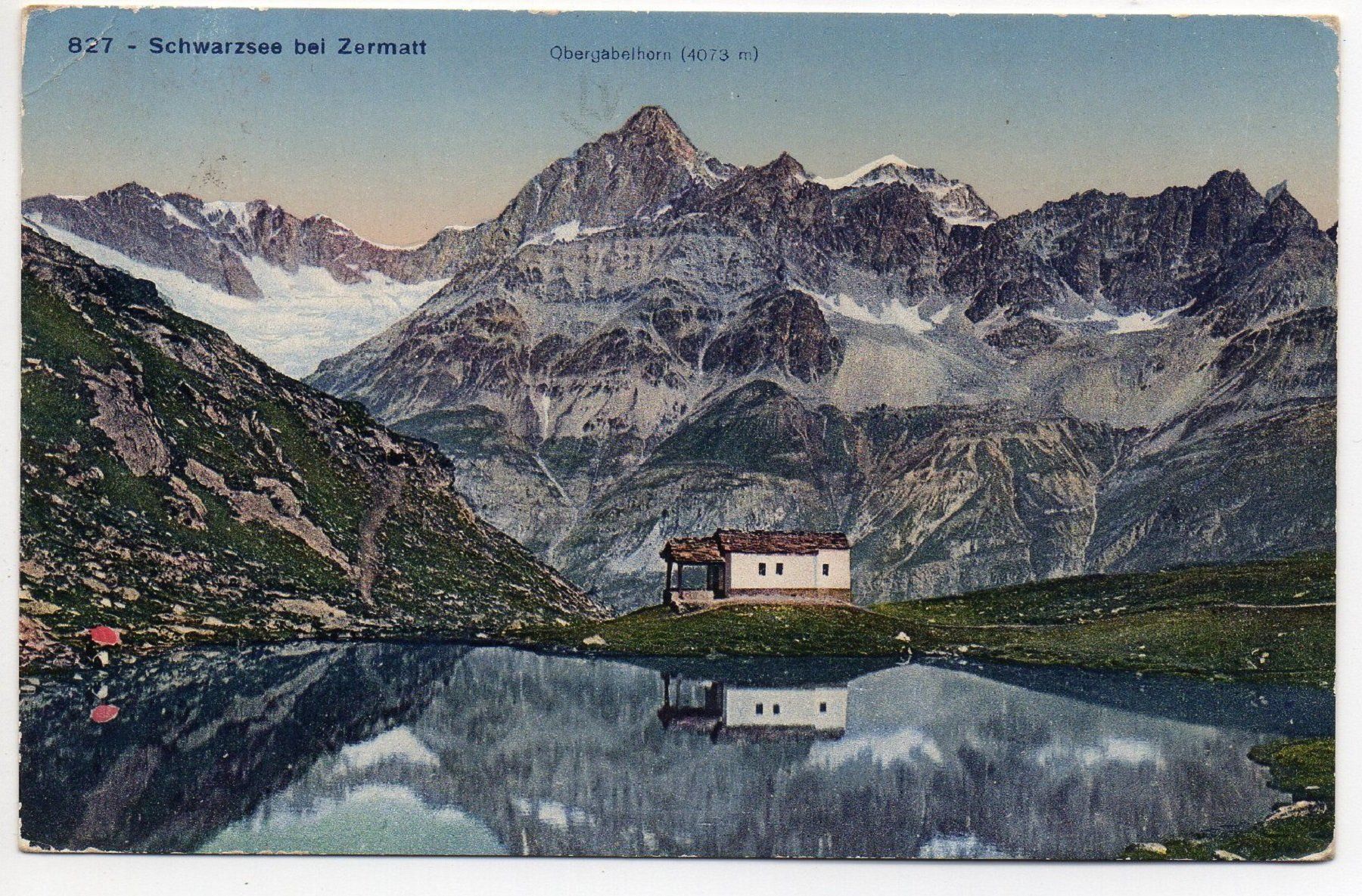 Cartoline postali: ZERMATT Schwarzsee – Usato da Jona venduto da philajona