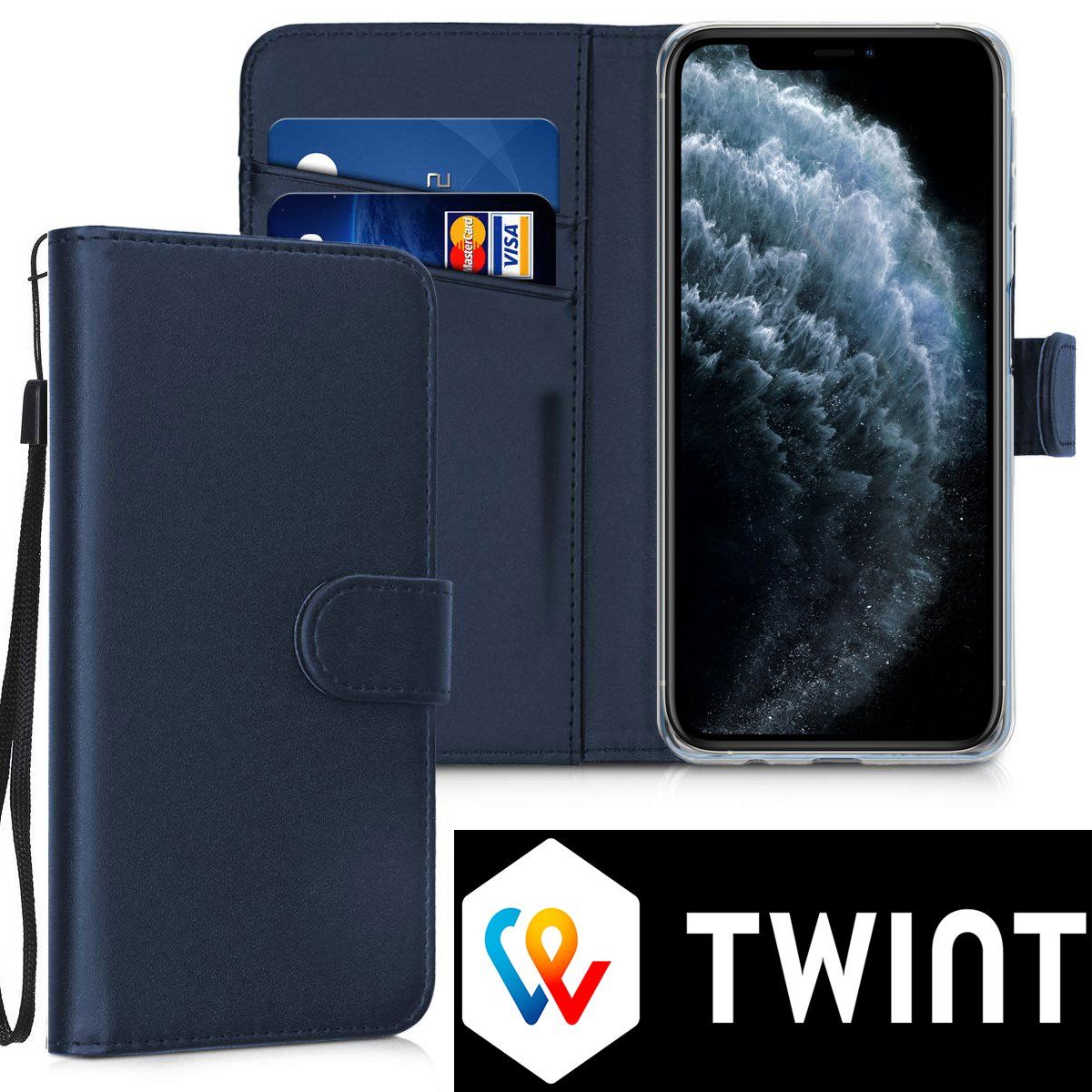 Cover & Protezioni schermo: iPhone 11 Pro Max Hülle Etui Wallet Case Flip Cover Tasche – Nuovo e nell'imballaggio originale da Volketswil venduto da coverandmore