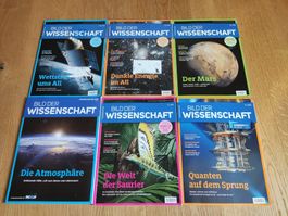 6x BILD DER WISSENSCHAFT (2025/26) – Wie neu & ungelesen