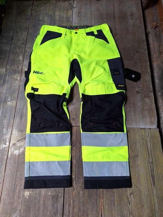 Pantaloni: Arbeitshosen Snickers Leuchtgelb , neu – Nuovo (secondo la descrizione) da Weinfelden venduto da JoeBaer