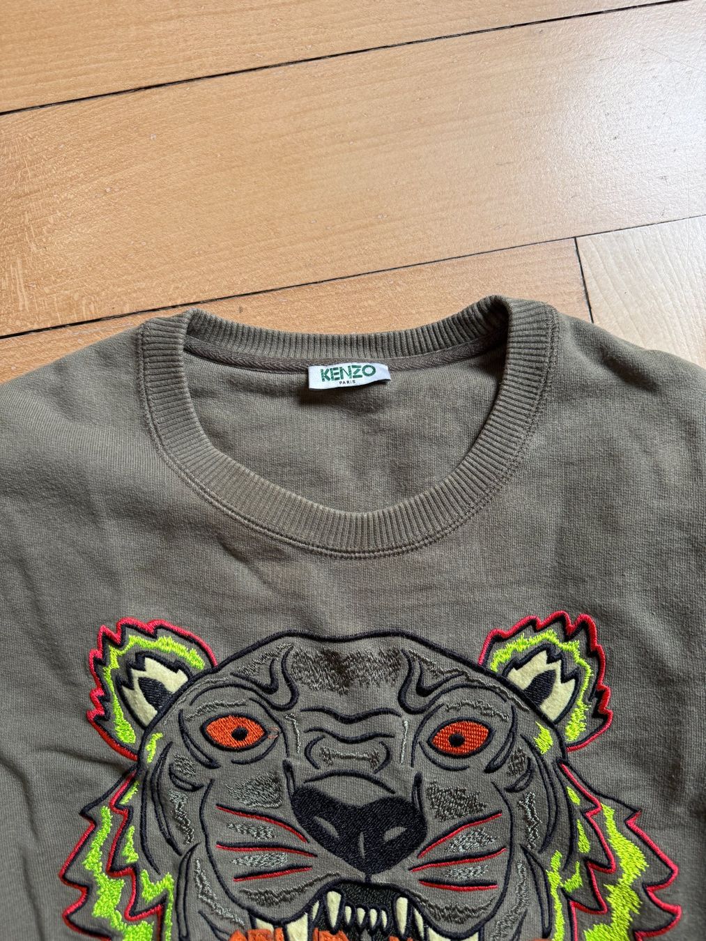 Kenzo Maglioni & Felpe: KENZO - Sweatshirt olivgrün S – Usato da Zürich venduto da Diazaio 3