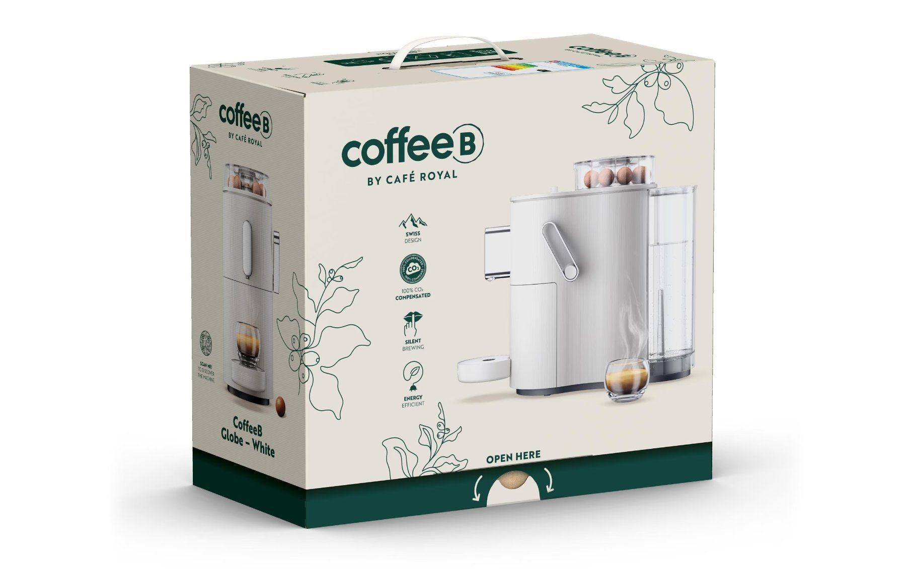 Coffee B Macchine per caffè & Macchine per espresso: Coffee B - Kaffeemaschine Globe White – Nuovo e nell'imballaggio originale da Zell ZH venduto da Luxorious 7