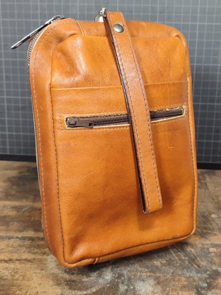 Borse: Wunderschöne alte Tabak Tasche Leder – Usato da Gelterkinden venduto da MYSTOREFORYOU4460