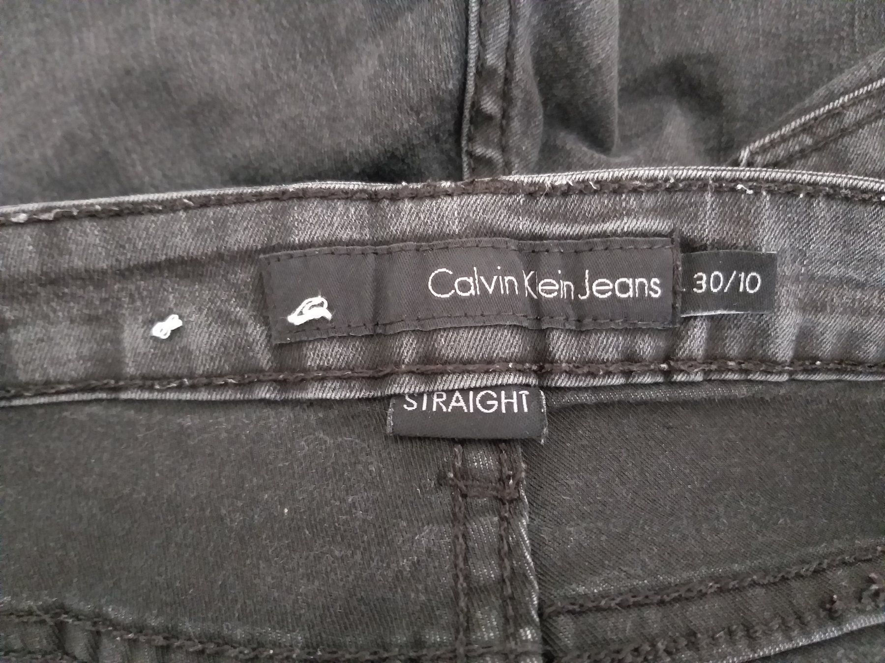 Calvin Klein Jeans: CALVIN KLEIN Jeans STRAIGHT taille / Grosse 30 – Usato da Cossonay-ville venduto da Super-Price-Quality 9