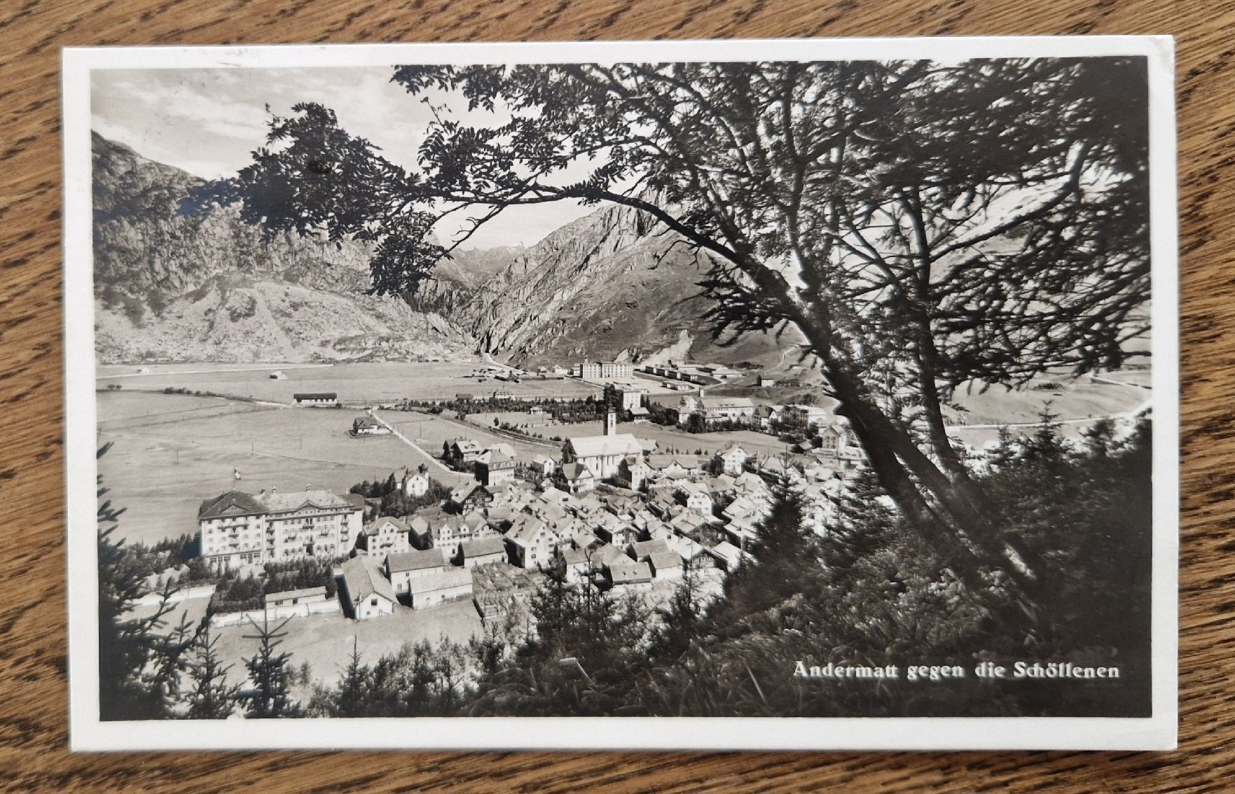 Cartoline postali: Andermatt gegen die Schöllenen 1931 – Usato da Ebikon venduto da Donar50