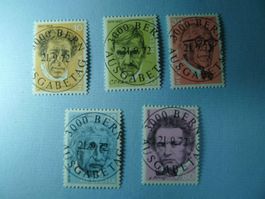 1972 Porträtmarken 3 ET Vollstempel 511-515