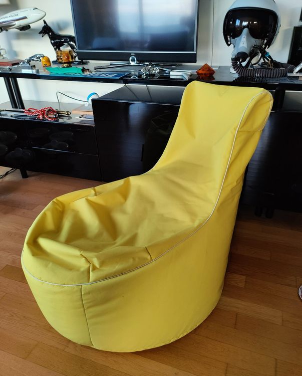 Sitzsack gelb / Magma 4