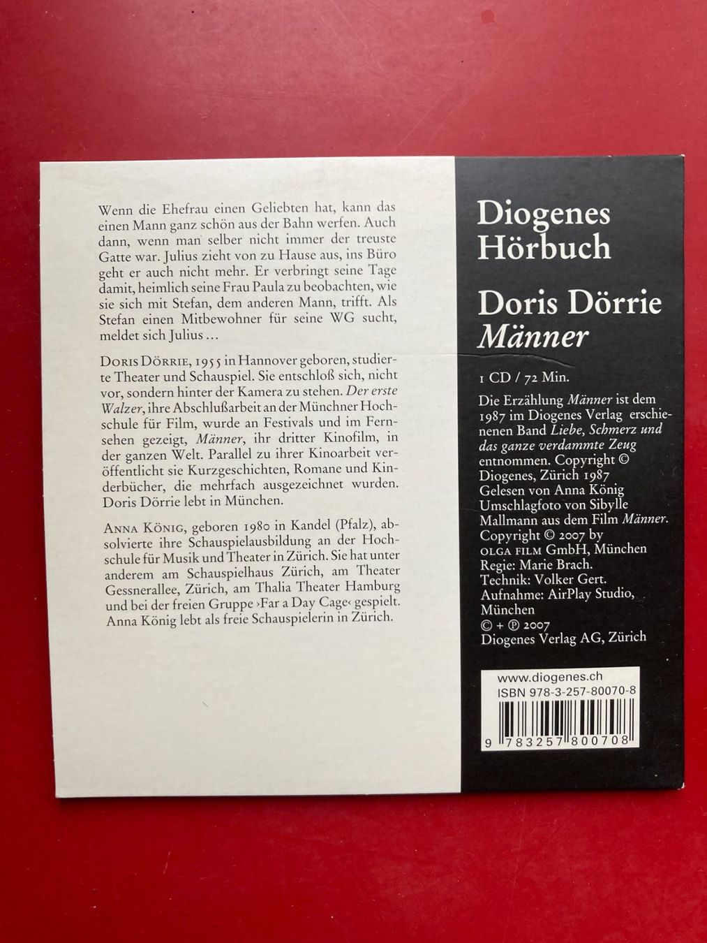Audiolibri: HÖRBUCH   Männer   Doris Dörrie – Usato da Subingen venduto da Etageren 1