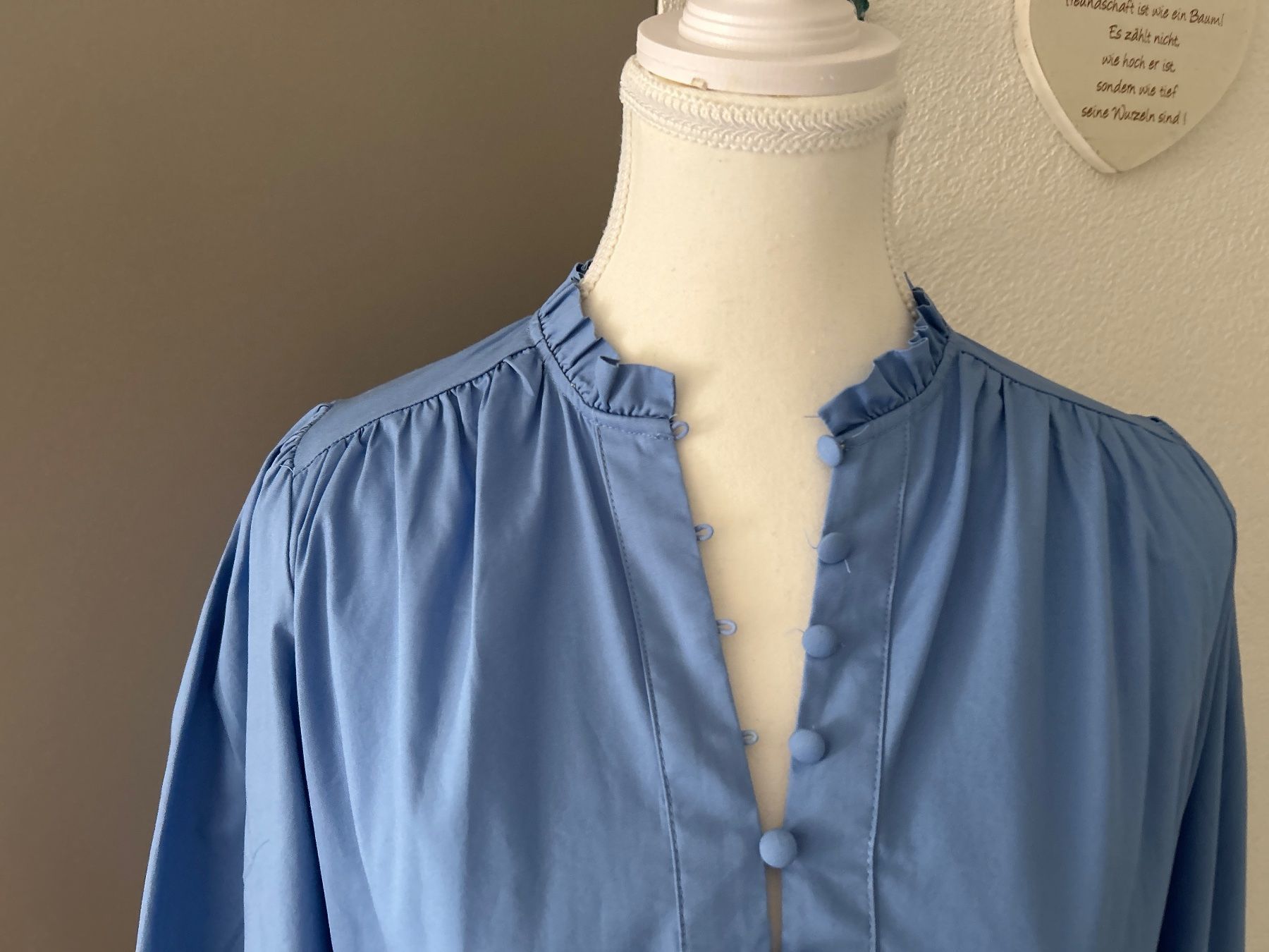 H&M Vestiti: Langarm Blusenkleid hellblau von H&M – Nuovo (secondo la descrizione) da Brunnen venduto da Nala2929 2