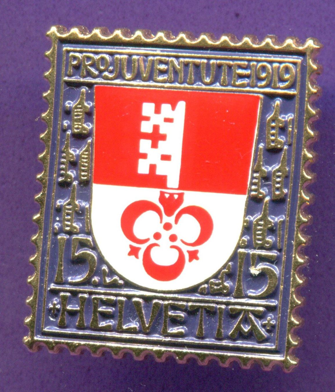 Placchette & Badge: PTT  Pro Juventute 1919  NIDWALDEN – Usato da Winterthur venduto da Sammleroase