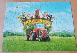 PUZZLE FARM MANIA 100 XXL AB 6J. / RAVENSBURGER (NEUWERTIG)