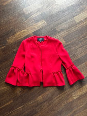 Roter Blazer AVANT PREMIERE by MANOR Grösse 36 guter Zustand