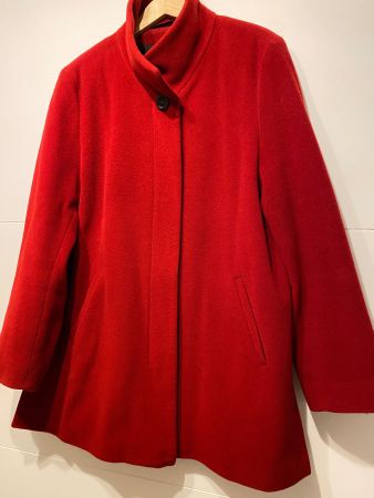 Rote Jacke, Fuchs Schmitt, Wolle mit Kaschmiranteil Gr. 40
