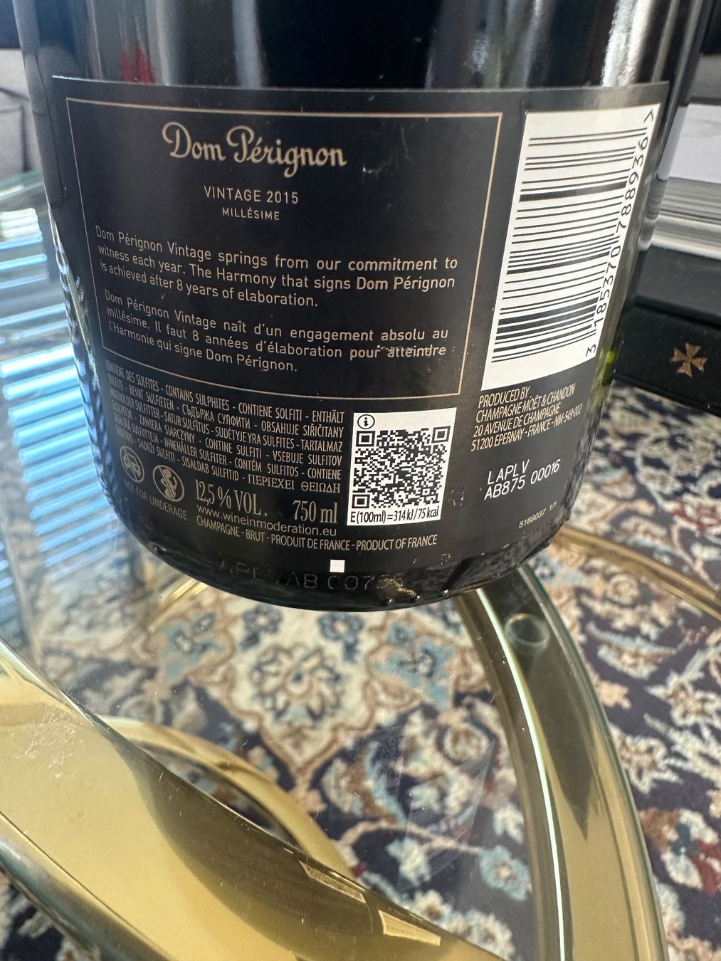 Moet Vins: Dom Perignon Luminous 2015 – D'occasion à Pfaffhausen par Davinator 1