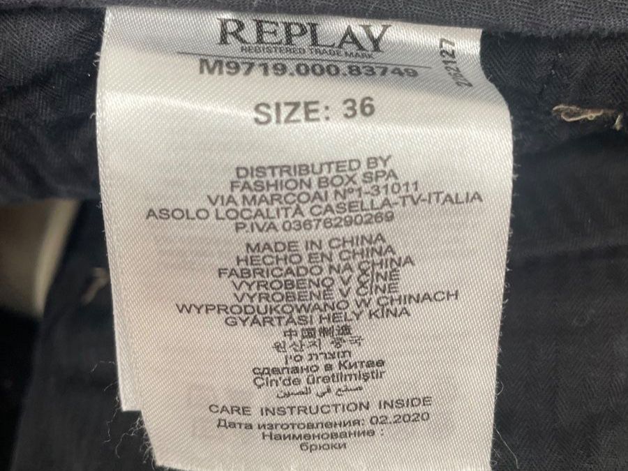 Replay Pantaloni: Pantaloni Replay Beige Uomo – Usato da Bellinzona venduto da remarema 5