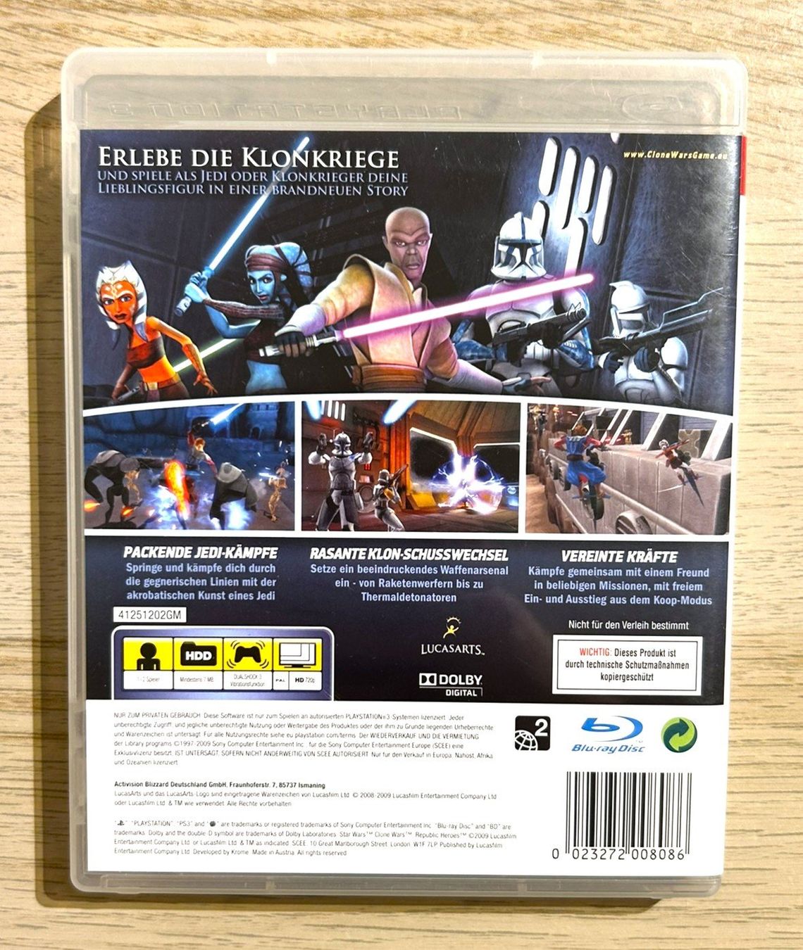 Sony Giochi: Star Wars The Clone Wars: Republic Heroes PS3 – Usato da St. Gallen venduto da Alpine.Arcade 1