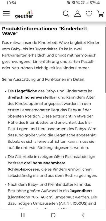 Betten: Abzugeben Kinderbett – Gebraucht aus Subingen von Goodseller79 2