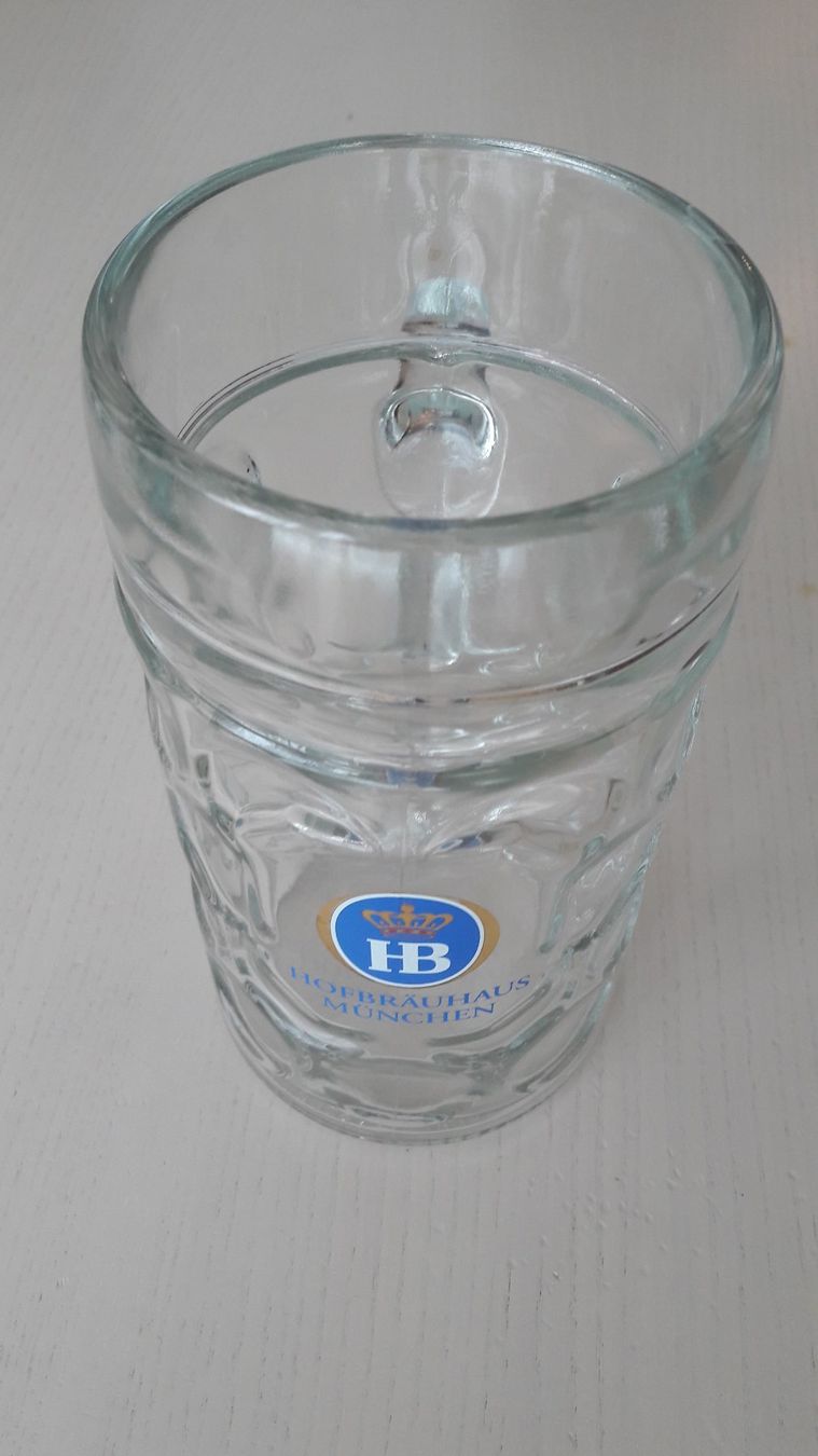 Bicchieri: Hofbräuhaus Glaskrug – Nuovo (secondo la descrizione) da Lenzburg venduto da StevieD