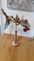 Holz-Fisch-Skulptur, Kunstobjekt, Unikat, Handarbeit