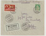 Luftpostbrief 1925 Zürich-Prag