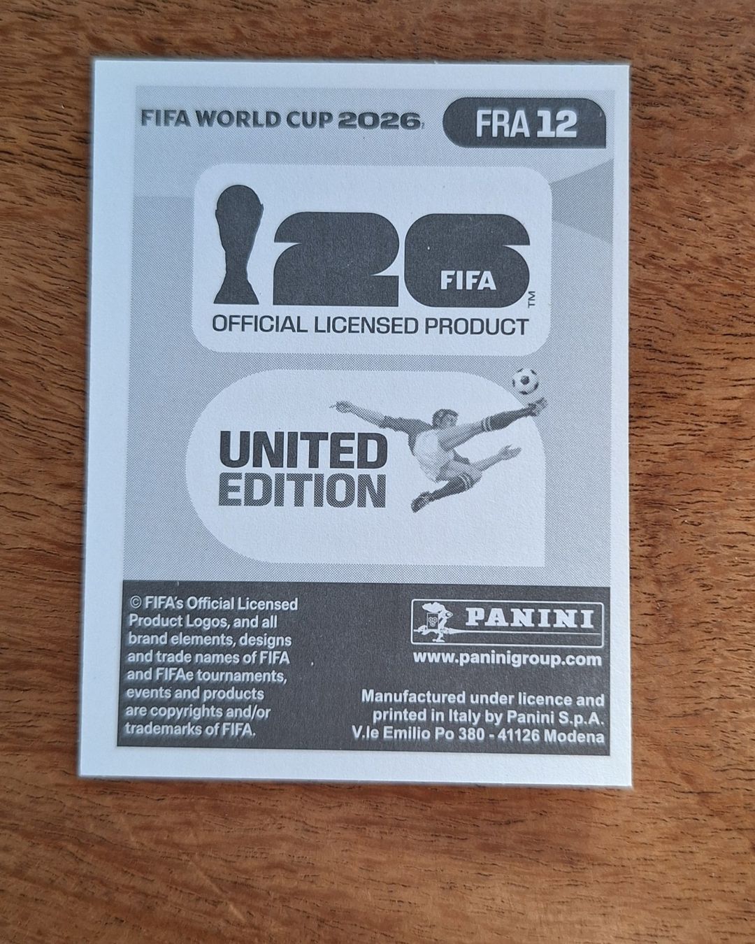 Panini Carte collezionabili: Panini Adrien Rabiot FRA 12 – Nuovo (secondo la descrizione) da Romanens venduto da Crocette 1