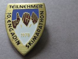 ANSTECKER ABZEICHEN 10.ENGADIN SKIMARATHON 1978, TEILNEHMER