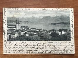 AK  1901 Luzern nach Innsbruck   (G1744)