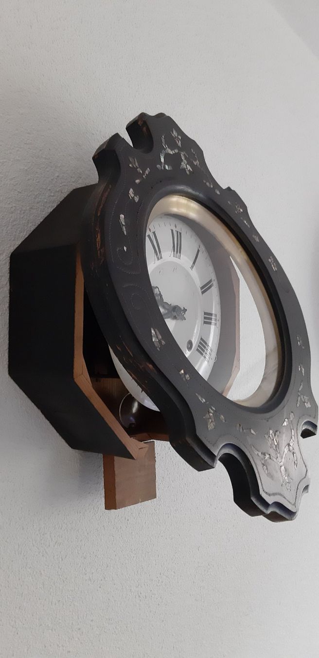 Stand- & Wanduhren: Franz. Wanduhr Oeil de Boeuf ca. 1920 – Gebraucht aus Balterswil von Jolie6 5