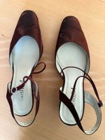 Weinrote leichte Sommersandalen für Ausgang, Grösse 39