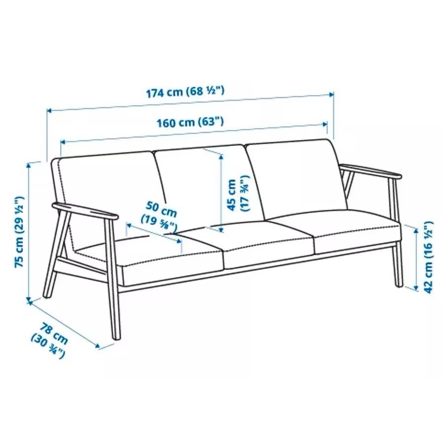 Ikea Divani: Ekenäset Sofa von Ikea gebraucht – Usato da Dotzigen venduto da YGMT 4