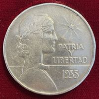 (40) Silber-Peso Kuba 1935 ABC