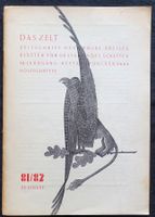 Das Zelt. Zeitschrift des Ehmcke-Kreises. Holzschnitte. 1935
