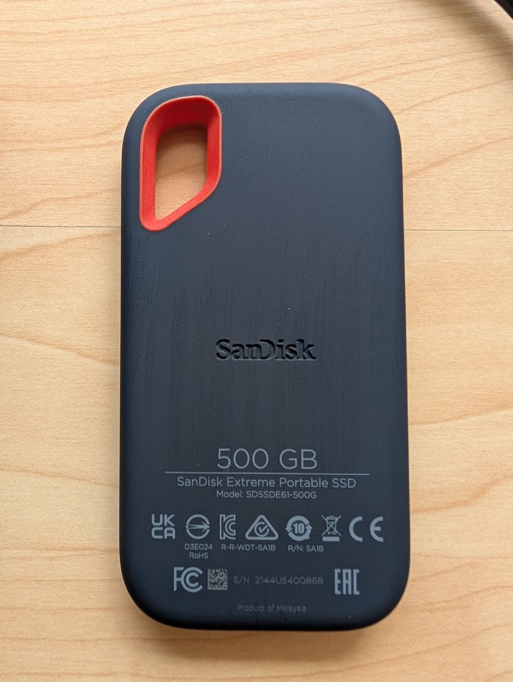 Sandisk Dischi rigidi: SanDisk Extreme Portable SSD 0.50 TB – Usato da Winterthur venduto da g4b1nagy 2