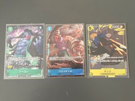 3 Japanische FullArt One piece